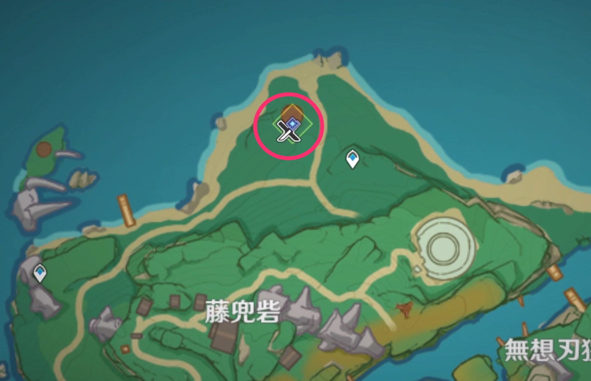 調査地点・盗賊の隠れ家