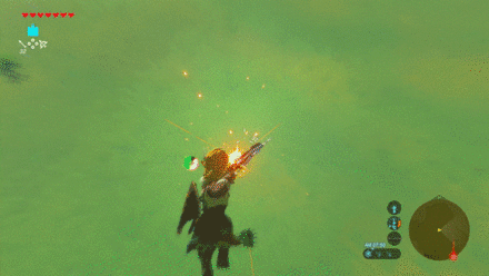 ブレスオブザワイルド 上昇気流 gif画像.gif