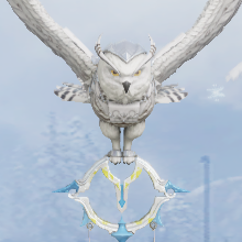 パラシュート：厳冬のシロフクロウ