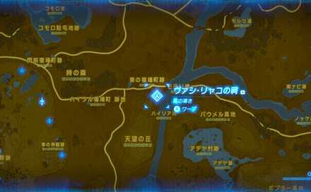 ヴァシ・リャコの祠の場所マップ詳細