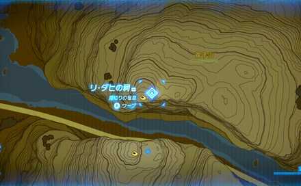 リダヒの祠最拡大マップ