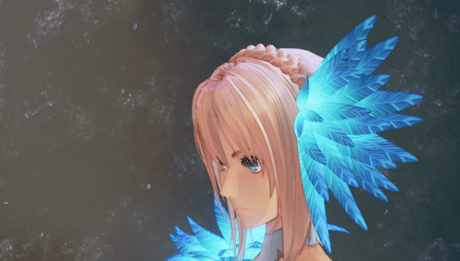 幻蒼の羽飾り衣装