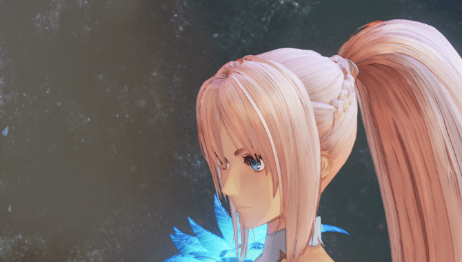 編み込みポニーテール衣装