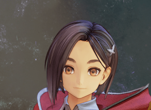 銀の髪留め衣装