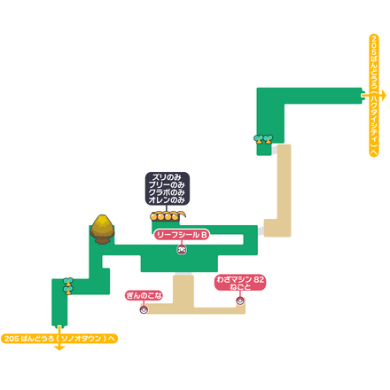 ポケモンダイパリメイクのハクタイの森外部