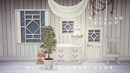 アンティークなまど＆ドア画像