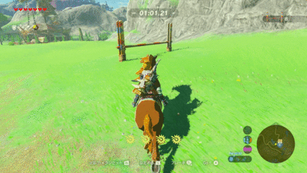 ブレスオブザワイルド 乗り越え方 gif画像.gif