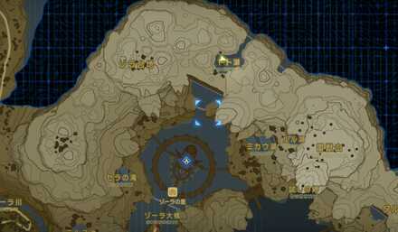 トト湖周辺マップ