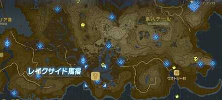 レイクサイド馬宿周辺マップ