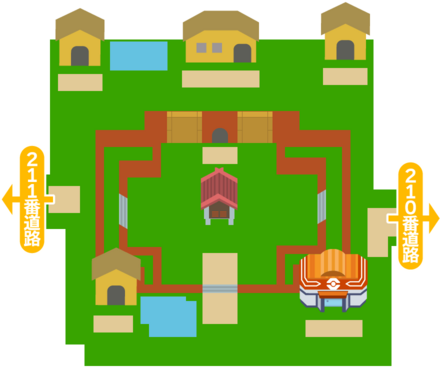 ポケモンダイパリメイクのカンナギタウン