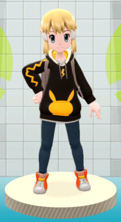 ピカチュウパーカースタイルの見た目