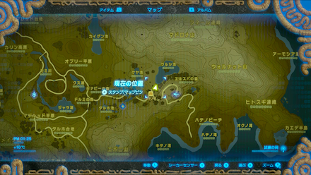 ブレスオブザワイルド　シカ狩り　詳細マップ.png
