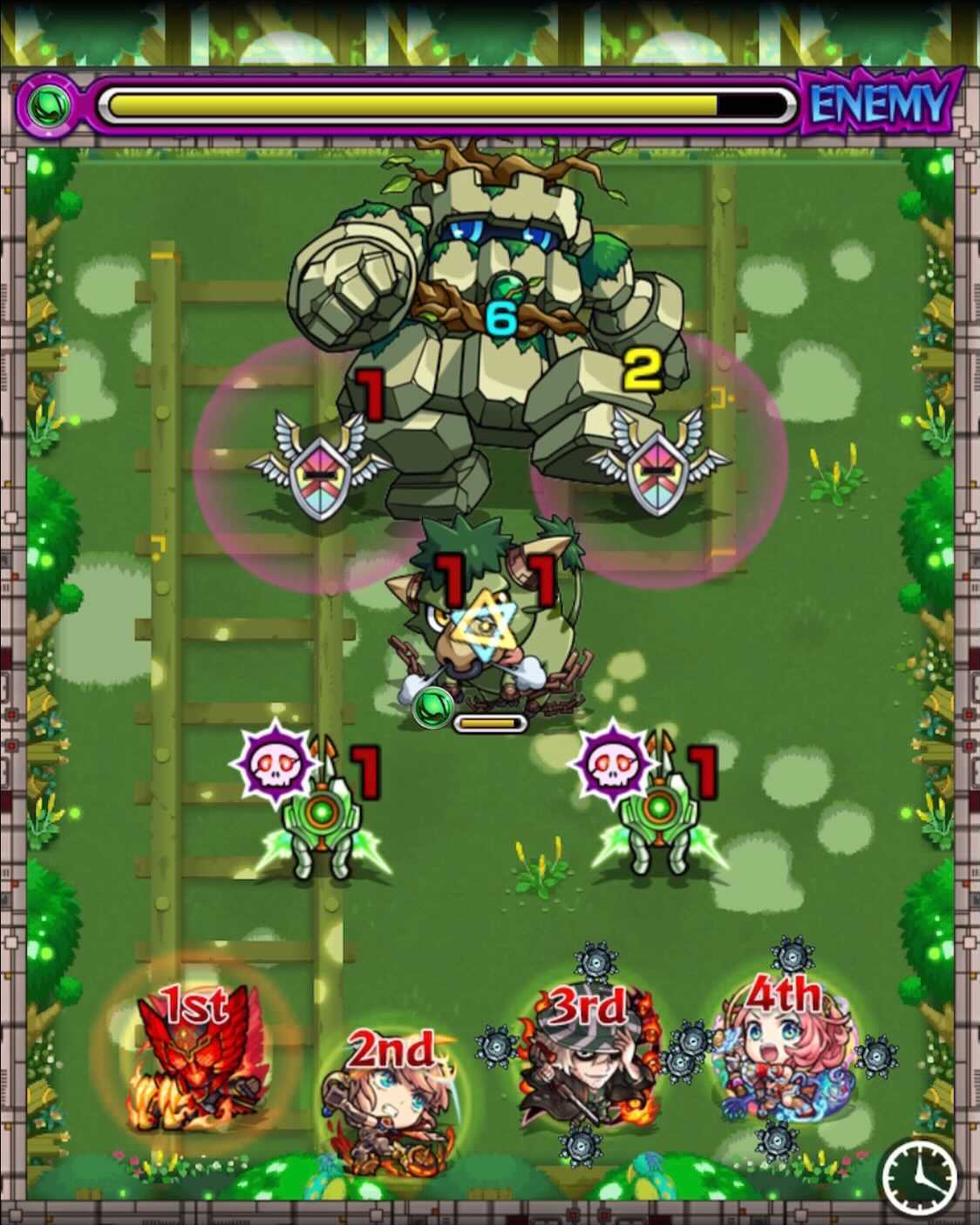 モンスト クシティ 超絶 ステージ1