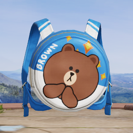 リュック：ブラウン