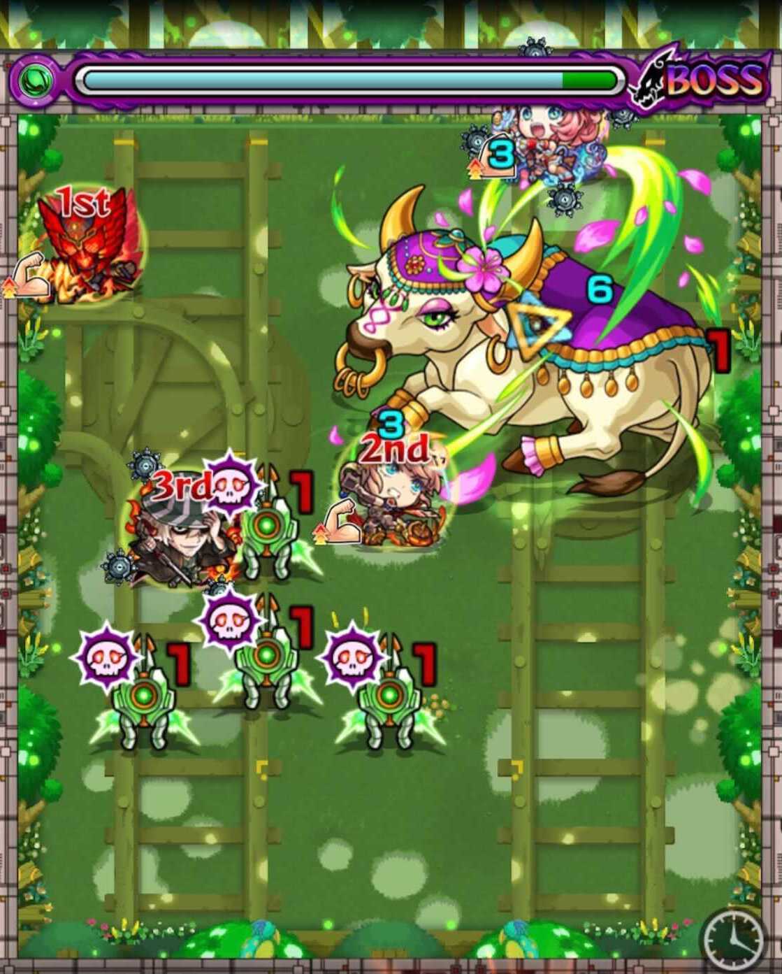 モンスト クシティ 超絶 ボス1