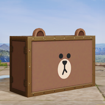 物資箱：ブラウン