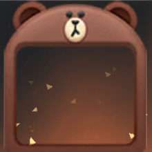 アイコン枠：ブラウン