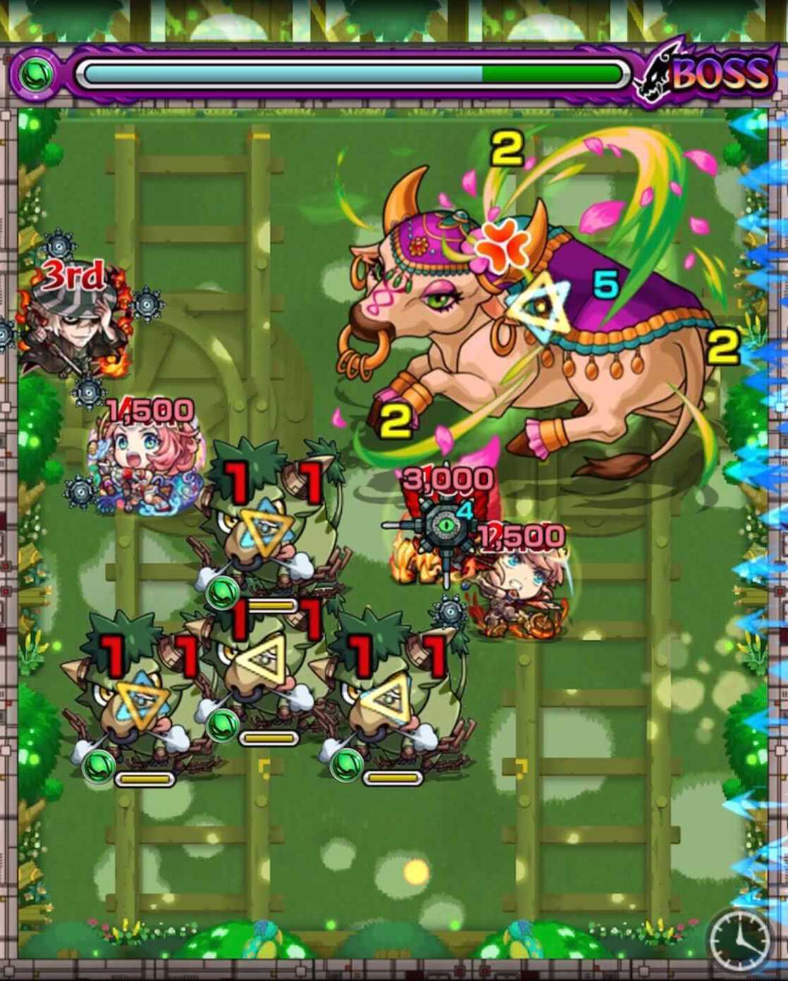 モンスト クシティ 超絶 ボス1