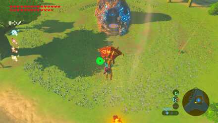 ブレスオブザワイルドの花を踏まないでの攻略2