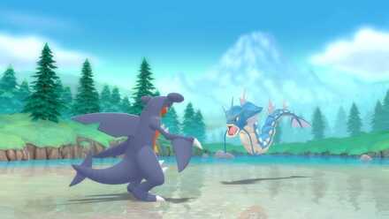 野生のポケモンを倒す