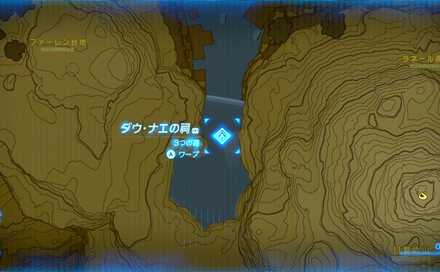 ダウナエの祠最拡大マップ