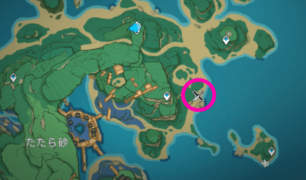 調査地点・盗賊の隠れ家