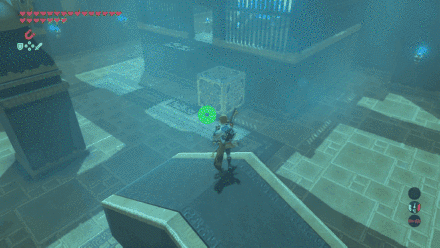 パラセールで飛び移る