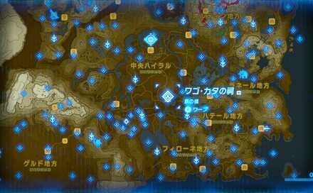 ワゴカタの祠マップ