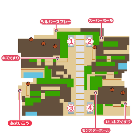 ポケモンダイパリメイクのノモセ大湿原北