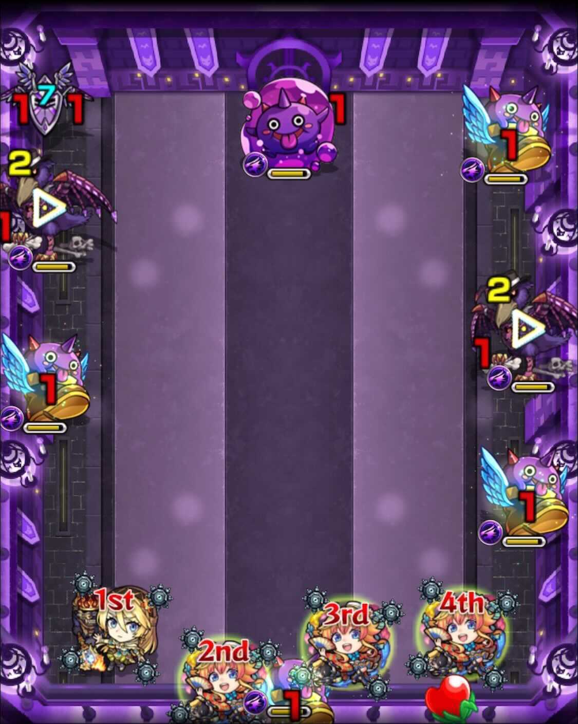 モンスト 栄冠の闘技場 アルセーヌ ステージ1