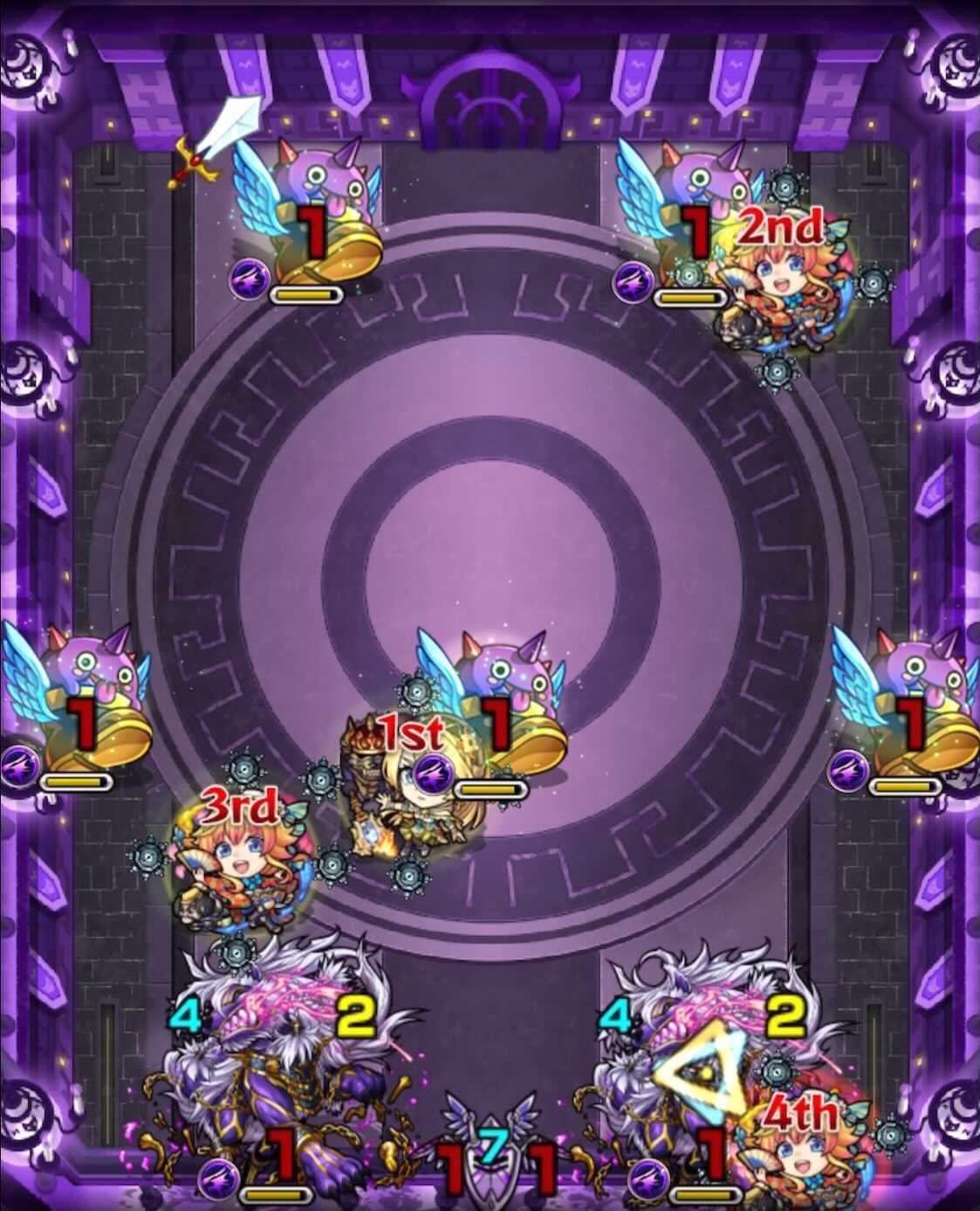 モンスト 栄冠の闘技場 アルセーヌ ステージ2