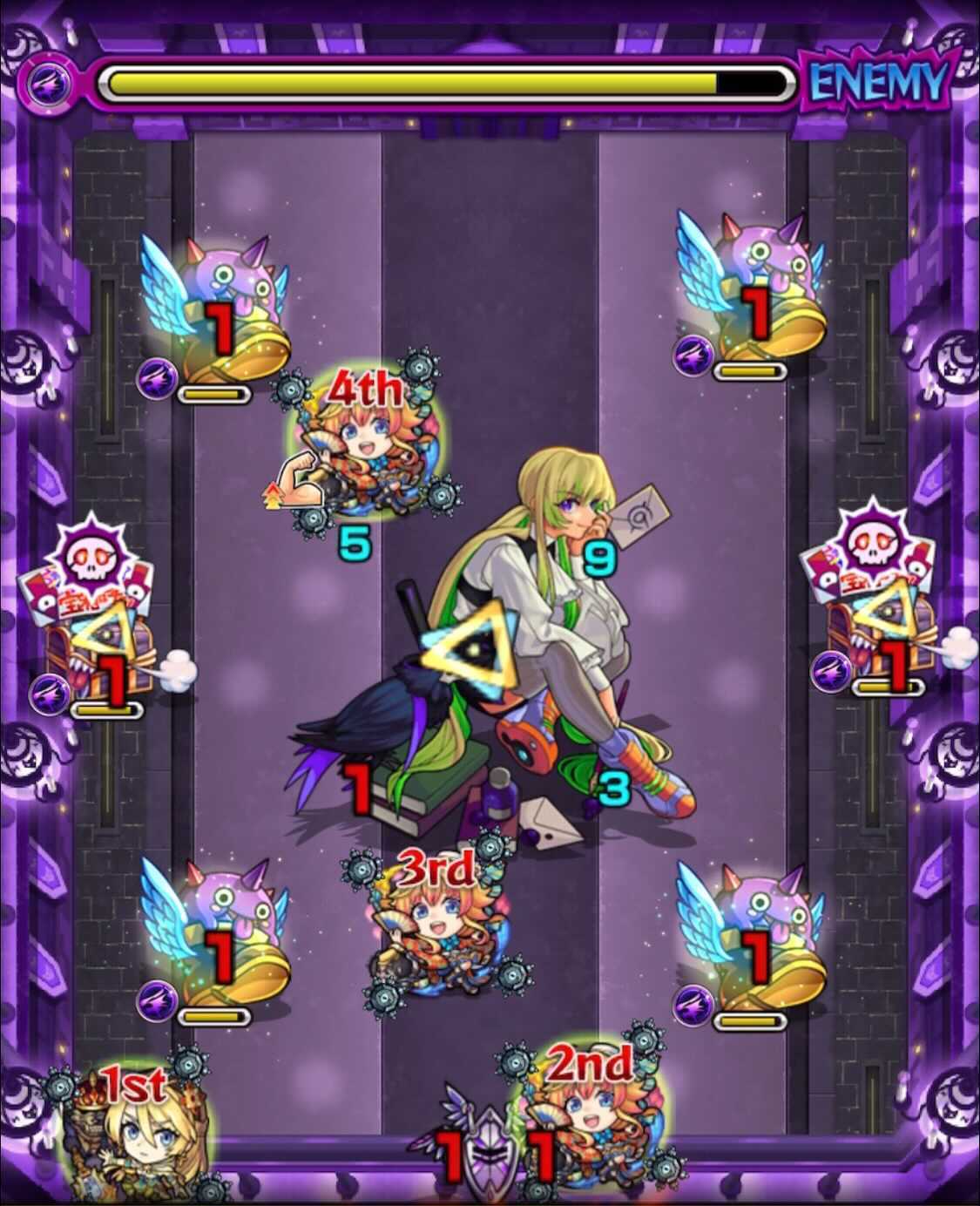 モンスト 栄冠の闘技場 アルセーヌ ステージ3