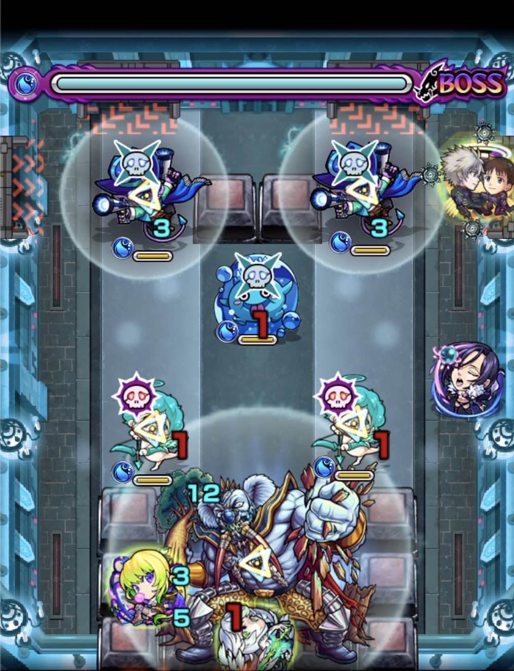 モンスト 栄冠の闘技場4-2ボス1