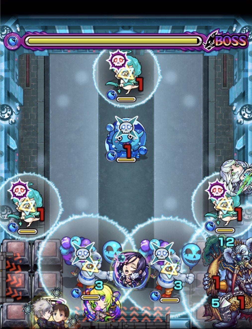 モンスト 栄冠の闘技場4-2ステージ3