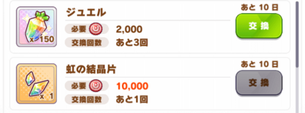 コインを集めてアイテムと交換