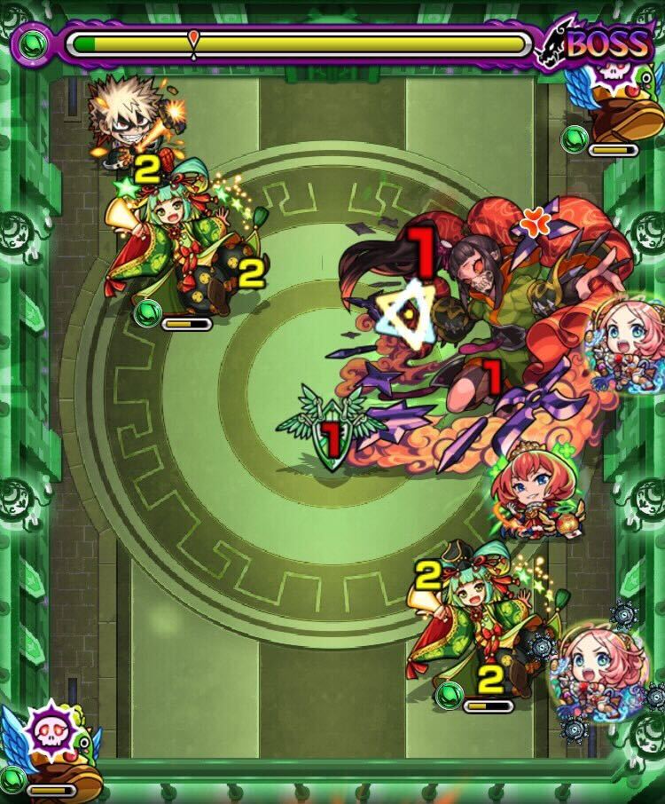 モンスト 栄冠の闘技場4-3 ボス2覚醒後