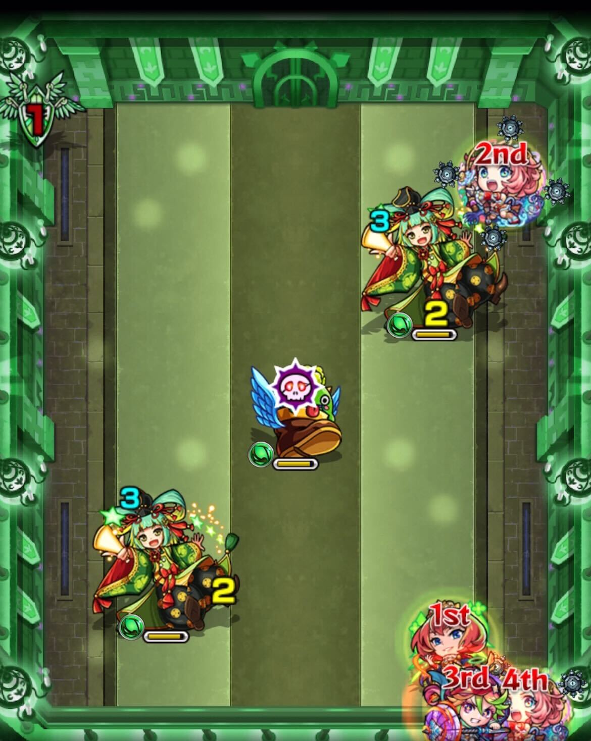 モンスト 栄冠の闘技場4-3 ステージ2