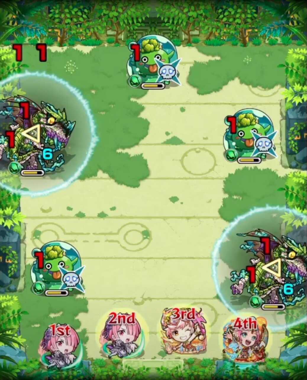 モンスト 未開の大地28 ステージ1