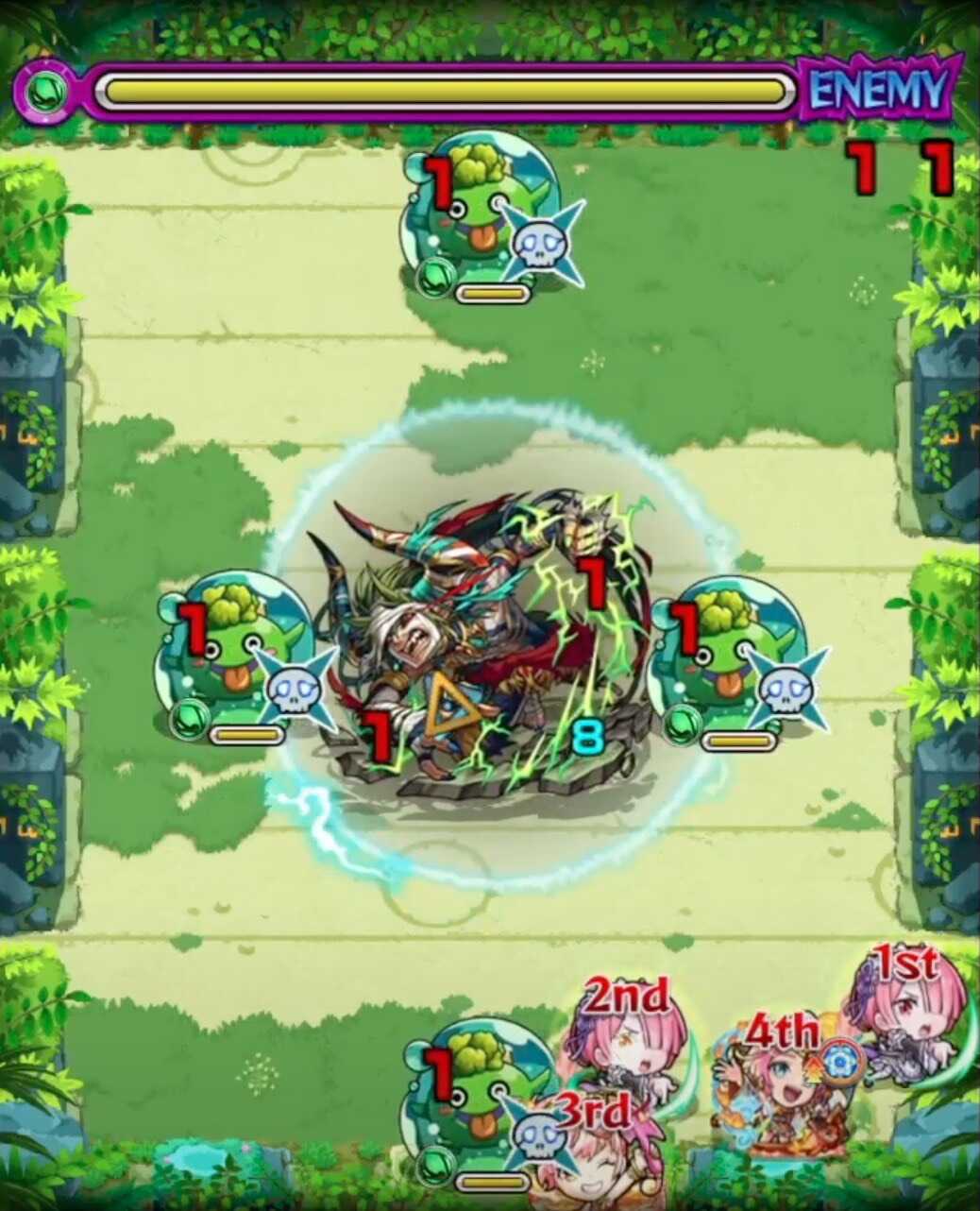 モンスト 未開の大地28 ステージ2