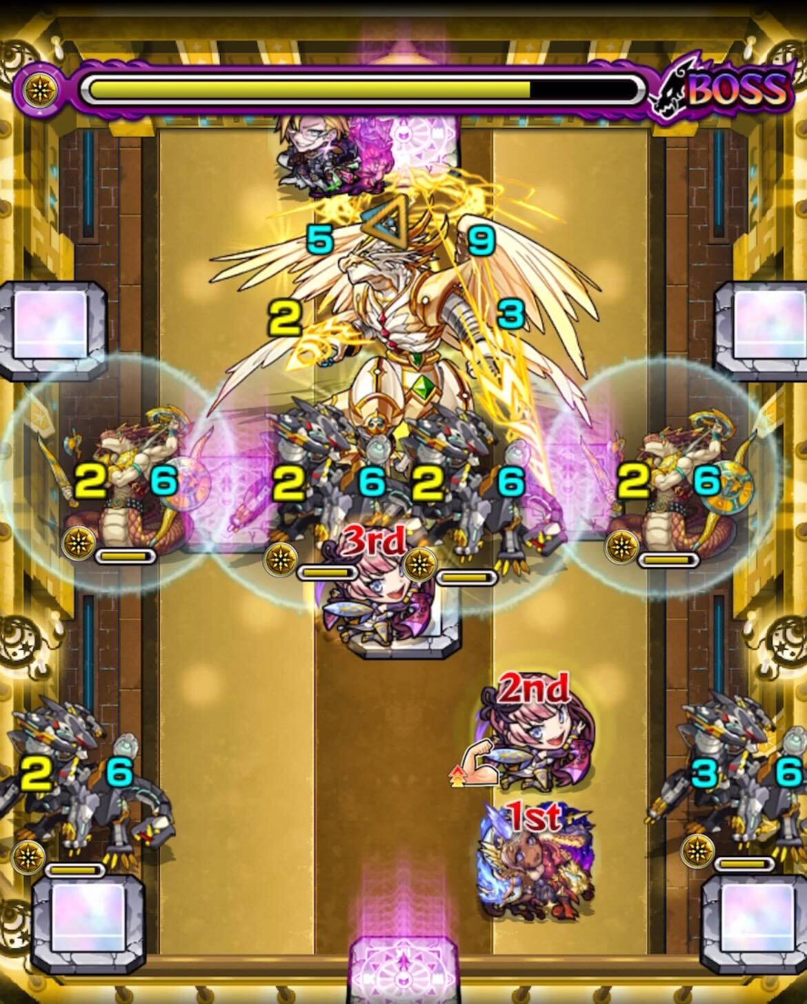 モンスト 栄冠の闘技場4-4 ボス3