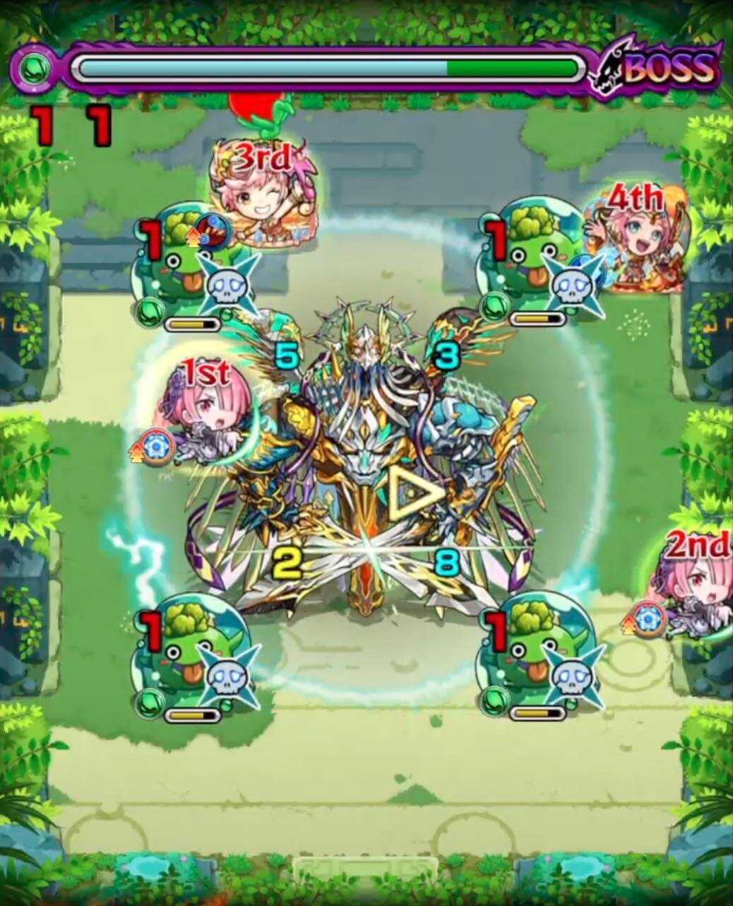 モンスト 未開の大地28 ボス1