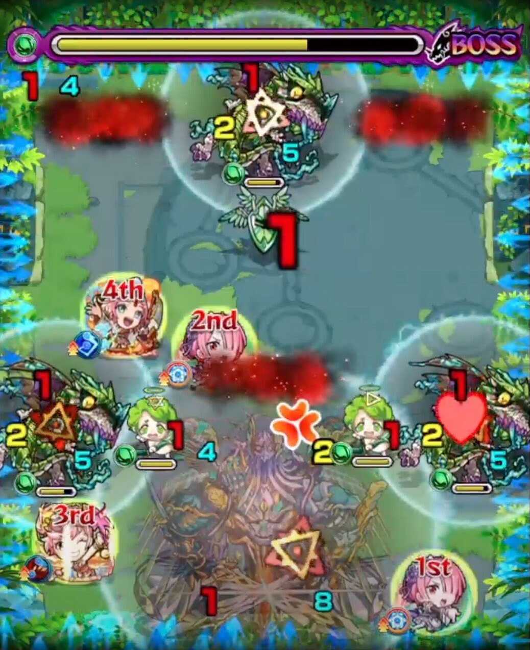 モンスト 未開の大地28 ボス3 クロスドクロ