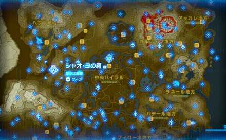 シャオヨの祠マップ