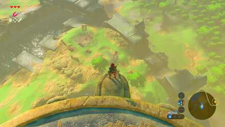 ブレスオブザワイルドのジノヨーの祠攻略画像