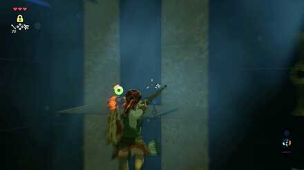 ブレスオブザワイルドのシャオヨの祠の宝箱の取り方2