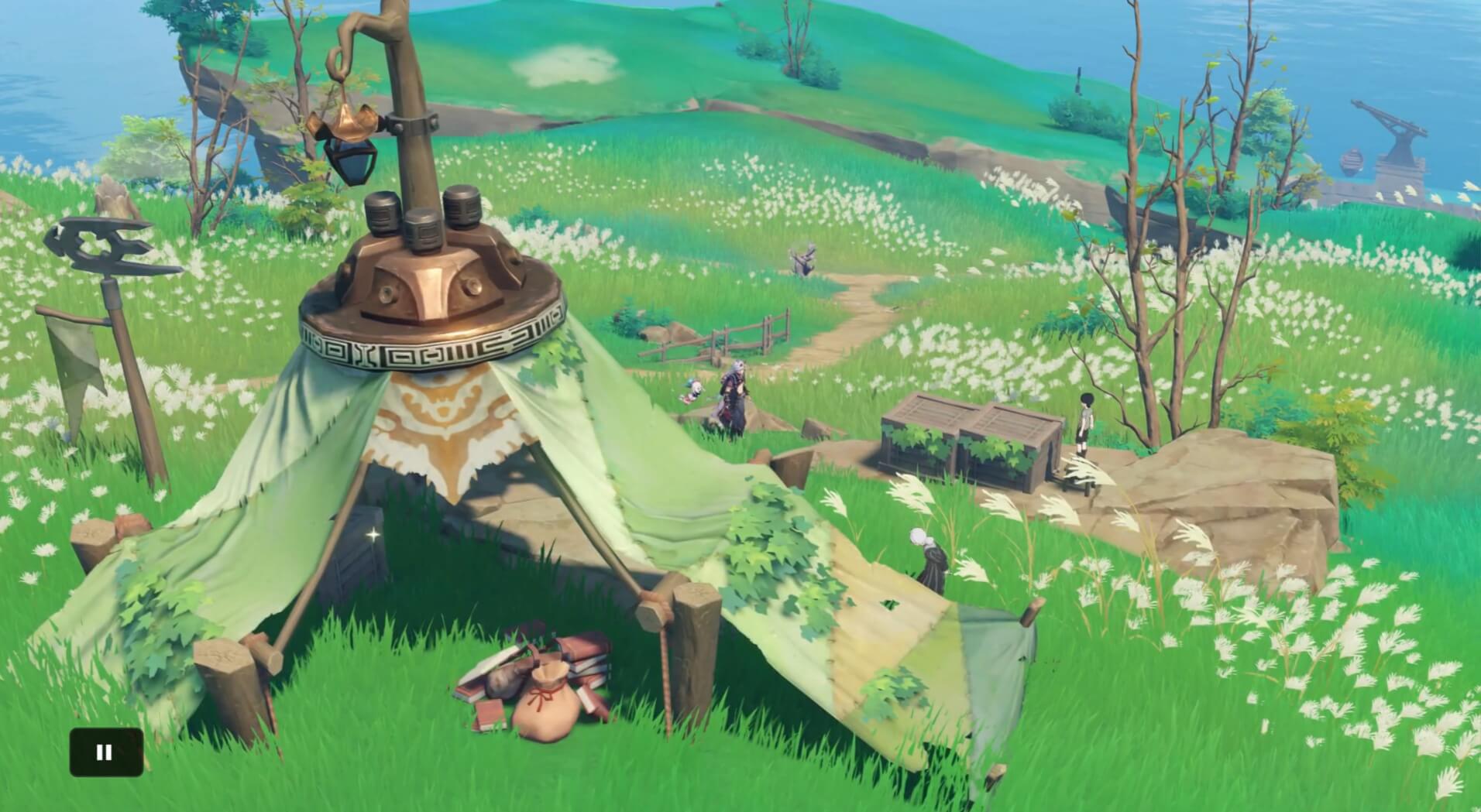 大輔と虫相撲をする