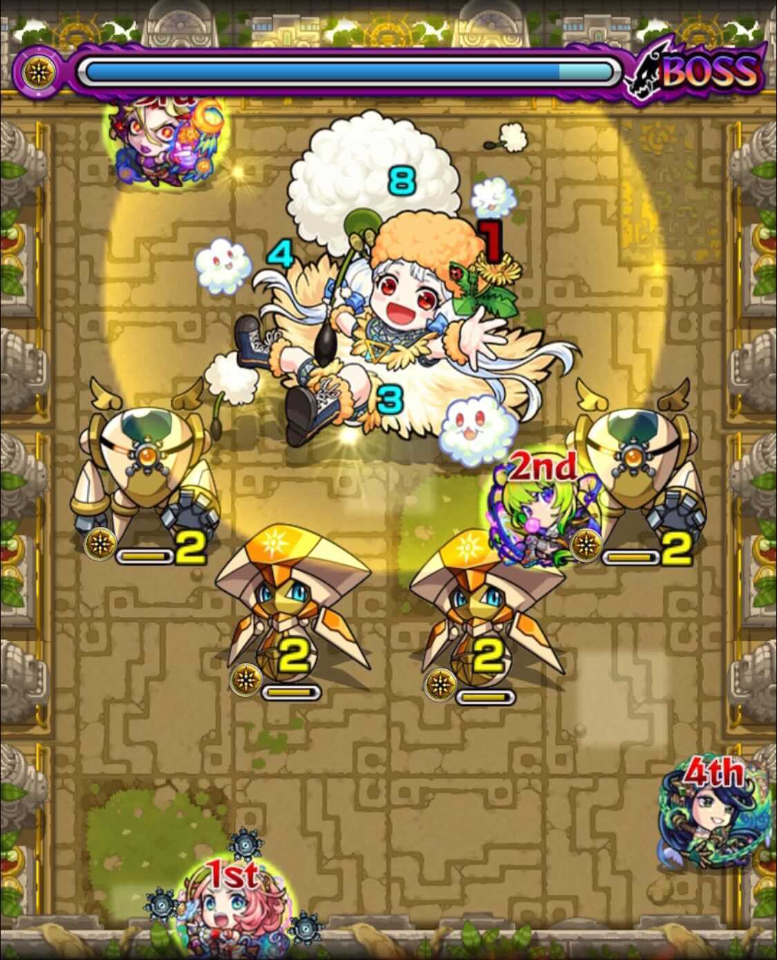モンスト 黄金の神殿 ボス1