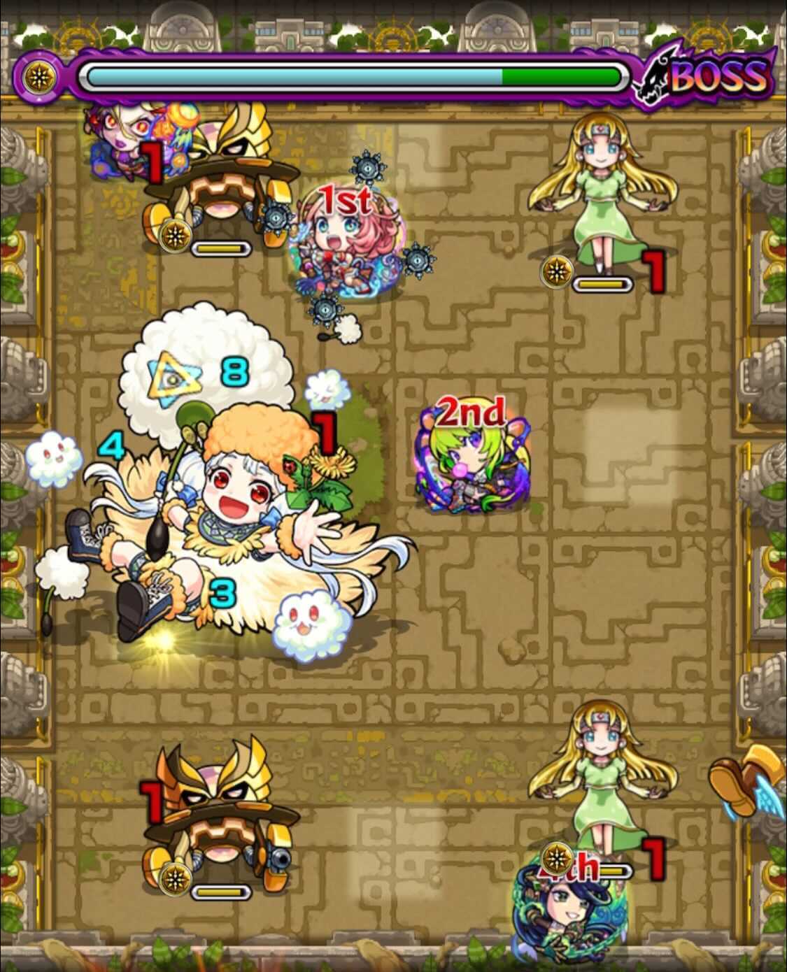 モンスト 黄金の神殿 ボス2
