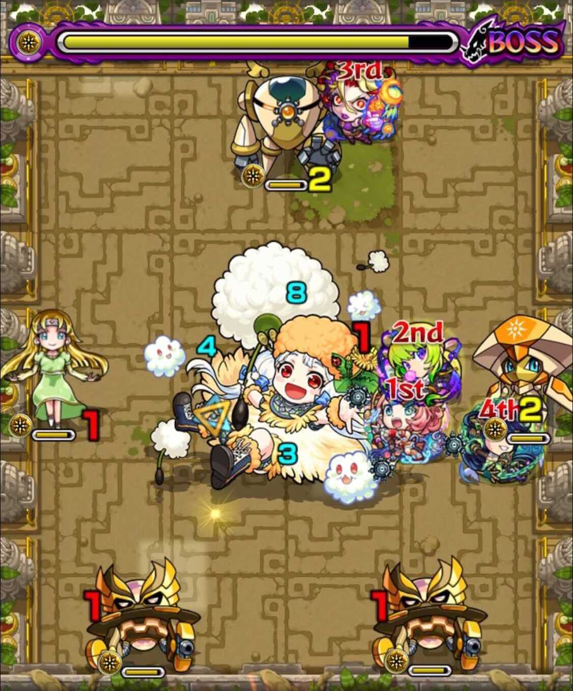 モンスト 黄金の神殿 ボス4