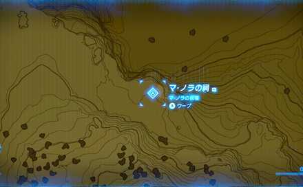 マノラの祠最拡大マップ